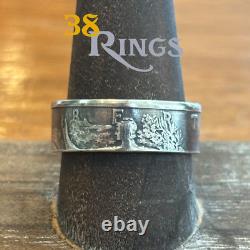 90% SILVER THIN BAND Walking Liberty Half Dollar COIN RING USA SIZES 5-12