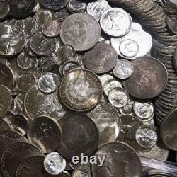 90% SILVER US COINS LOT? UNC OLD SALE LOT BU? ESTATE Pre 1964 BULLION BAR 2+