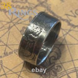 90% SILVER Walking Liberty Half Dollar COIN RING USA SIZES 5-12 Handmade