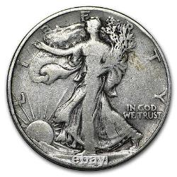 90% Silver Walking Liberty Half Dollars $100 Face-Value Bag SKU #5294