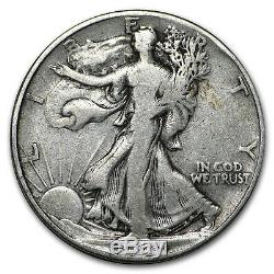 90% Silver Walking Liberty Half-Dollars $50 Face-Value Bag SKU #88202