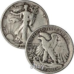 90% Silver Walking Liberty Half Dollars Roll of 20 $10 Face Value