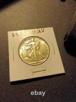AU 1946 50C Walking Liberty Half Dollar