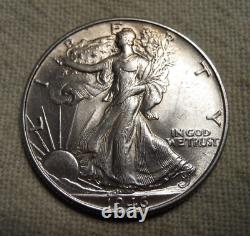 Au++ 1946 Ddr Walking Liberty Half Dollar 90% Silver Doubled Die Reverse Fs-801