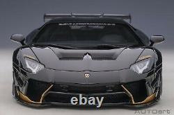 Autoart Liberty Walk LB-Works Lamborghini Aventador Black /Gold accents 1/18 New