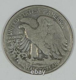 BARGAIN 1921 Walking Liberty Half Dollar VERY GOOD Silver 50c