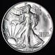Bu 1941-s Walking Liberty Silver Half Dollar Uncirculated Unc Ms