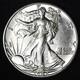 Bu 1942 Walking Liberty Silver Half Dollar Uncirculated Unc Ms