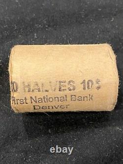 Bank Wrapped Roll Walking Liberty Half Dollar $10 Face 90% Silver 20 coins