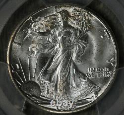 Beautiful GEM Uncirculated 1945-D Walking Liberty Half Dollar PCGS MS65