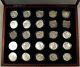 Collection Of 25 Silver Walking Liberty Half-dollars, In Presentation Case W Coa