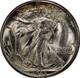 Colorful Toned 1945-s Walking Liberty Half Ms65 Pcgs