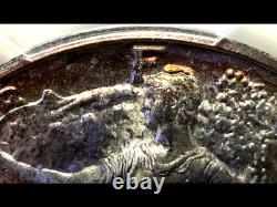 Colorful Toned 1945-S Walking Liberty Half MS65 PCGS