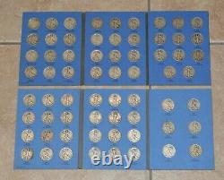 Complete 65 Coin Collection Set Walking Standing Liberty Half Dollars 1916-1947