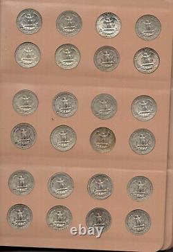 Complete Standing&washington Quarters&walking Liberty Half Dollars Collection