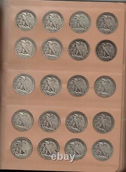 Complete Standing&washington Quarters&walking Liberty Half Dollars Collection