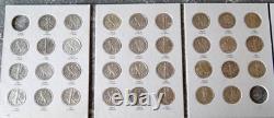 Complete Walking Liberty Half Dollar Collection 1937-1947, plus 4 extra. F-AU