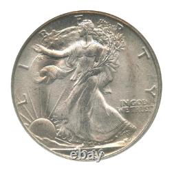 Count of 5 Walking Liberty Half Dollar XF/VF Condition 90% Silver