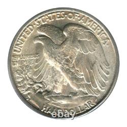 Count of 5 Walking Liberty Half Dollar XF/VF Condition 90% Silver