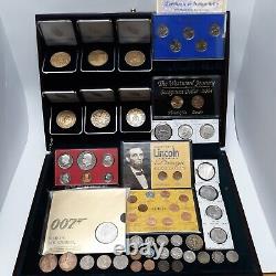 Estate Coin Lot US Proof Mint Set Walking Liberty Half Dollar Military Exo Coins