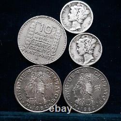 Estate Coin Lot US Proof Mint Set Walking Liberty Half Dollar Military Exo Coins
