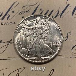 Estate Lot Walking Liberty Half Dollars? UNC MS from OBW Roll Note