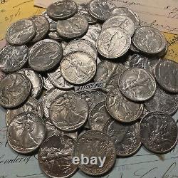 Estate Lot Walking Liberty Half Dollars? UNC MS from OBW Roll Note
