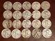 Full Dates Silver Walking Liberty Half Dollar Lot Of 20+nice Examples! (collect)