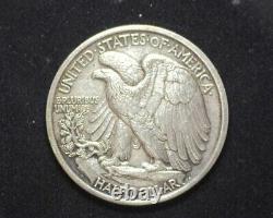 HS&C 1916 Walking Liberty Half Dollar AU US Coin