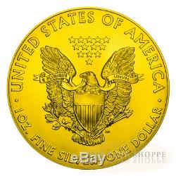 Halloween Walking Liberty Skulls 2016 1 Oz American Silver Eagle Color Coin