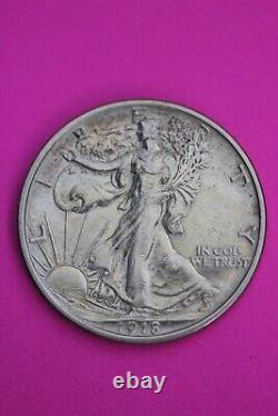 High Grade 1918 S Walking Liberty Half Dollar Scarce Key Date Silver Coin 149
