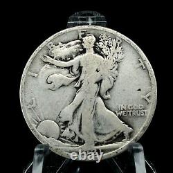 Key Date 1921- D Walking Liberty Silver Half Dollar US Coin
