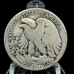 Key Date 1921- D Walking Liberty Silver Half Dollar US Coin