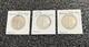 Liberty Walking. 900 Silver Half Dollar, Huge Loose Lot Of 3 Coins, 1942s