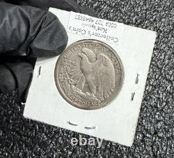 LIBERTY WALKING. 900 SILVER HALF DOLLAR, HUGE LOOSE LOT of 3 COINS, 1942S