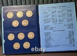 Liberty Walking Halves 1941-1947 Whitman Album No. 9424 Complete Silver Coin Set