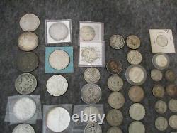 Lot (240+) 90% Silver Morgan Barber Peace Am Eagle Walking Liberty++ 1852-1964