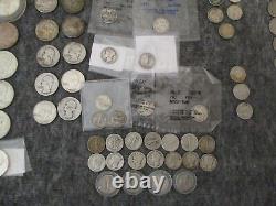 Lot (240+) 90% Silver Morgan Barber Peace Am Eagle Walking Liberty++ 1852-1964