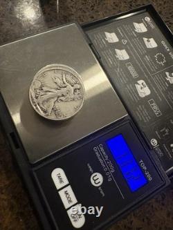 Lot 6 Walking Liberty Half Dollars 1935-1947. 90% Silver
