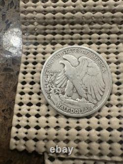 Lot 6 Walking Liberty Half Dollars 1935-1947. 90% Silver