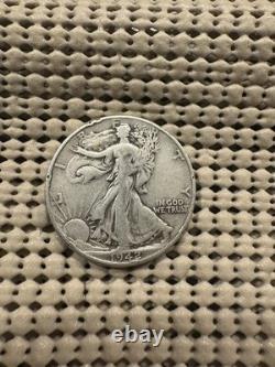 Lot 6 Walking Liberty Half Dollars 1935-1947. 90% Silver
