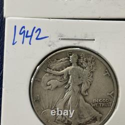 Lot Of 8 Walking Liberty Half Dollars all 90% Silver