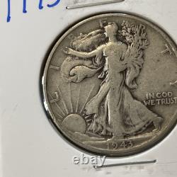 Lot Of 8 Walking Liberty Half Dollars all 90% Silver