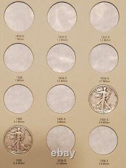 Lot Of Silver Walking Liberty Half Dollars & 2 New Albums. Some Rare Date/Mint