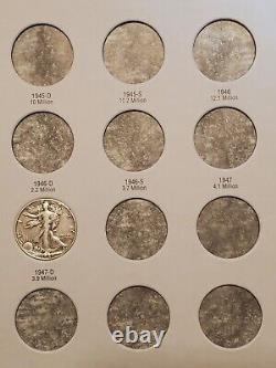 Lot Of Silver Walking Liberty Half Dollars & 2 New Albums. Some Rare Date/Mint