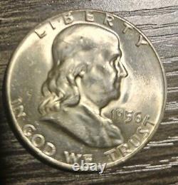 Lot of 10 Half Dollars (1945 Walking Liberty MS64, 1954 Franklin PR65, PCGS NGC)