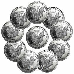 Lot of 10 Highland Mint Walking Liberty 1oz Silver Round Brilliant Uncirculated