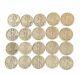 Lot Of 20 Liberty Walking Half Dollar Coins, 90% Silver Mixed Dates 1942-47