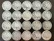 Lot Of 20 Walking Liberty Half Dollars 1917-1936 Various Mints 90% Silver