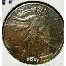 Lot of 2 Walking Liberty Half Dollars 1942 1945 90% Silver US Coins S 061